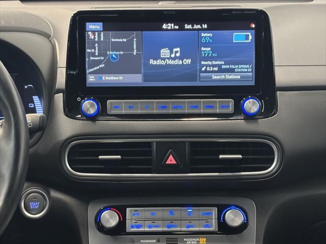used 2021 Hyundai Kona EV car, priced at $19,981