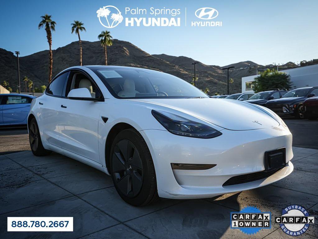 used 2023 Tesla Model 3 car, priced at $21,900
