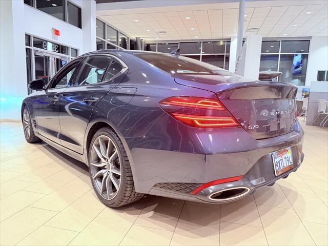 used 2022 Genesis G70 car, priced at $31,900