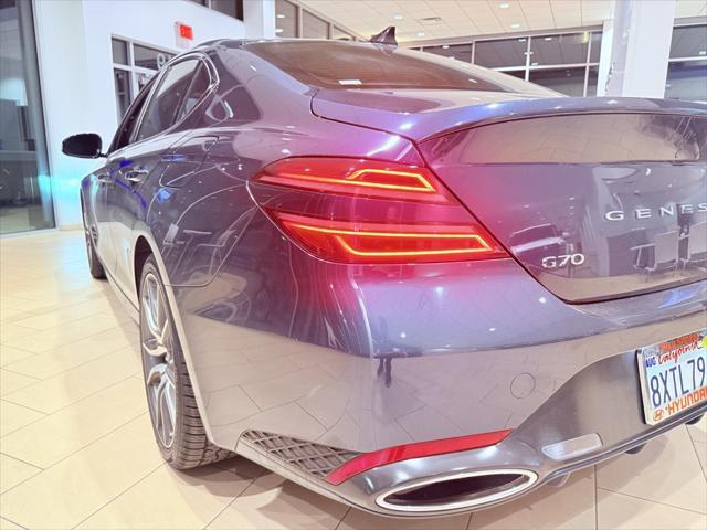 used 2022 Genesis G70 car, priced at $31,900