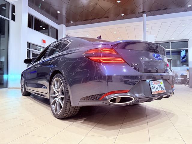 used 2022 Genesis G70 car, priced at $31,900