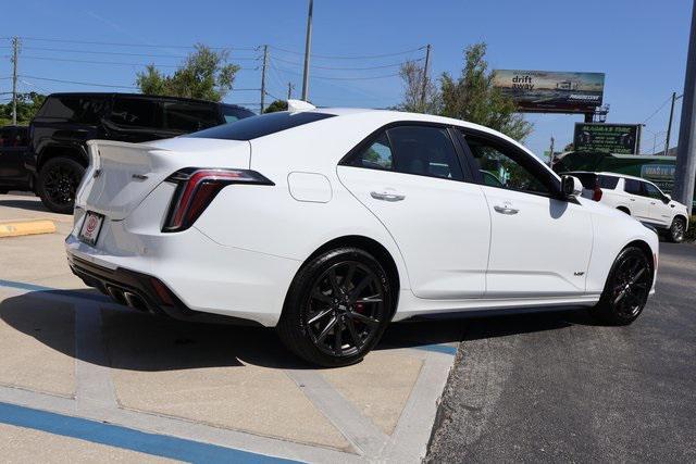 used 2022 Cadillac CT4-V car, priced at $34,000