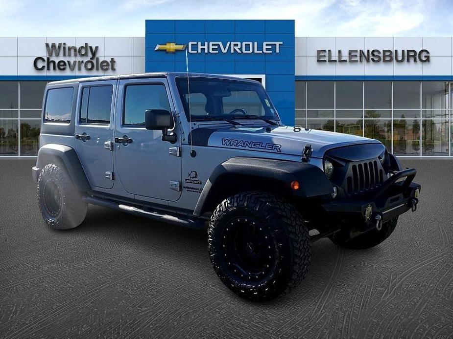 used 2015 Jeep Wrangler Unlimited car, priced at $19,999