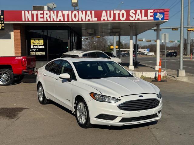 used 2018 Ford Fusion Hybrid car, priced at $11,995