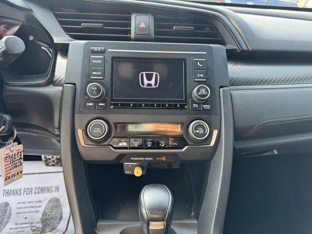 used 2019 Honda Civic car, priced at $18,495