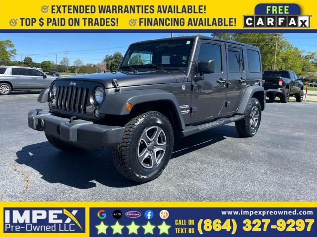 used 2017 Jeep Wrangler Unlimited car, priced at $24,199