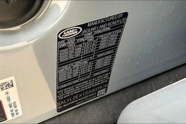 new 2025 Land Rover Range Rover Velar car, priced at $68,630