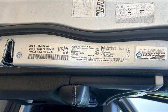 used 2021 Jeep Grand Cherokee L car, priced at $21,991