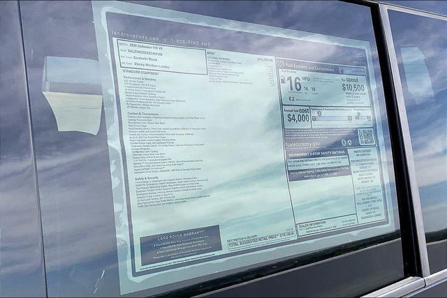 new 2025 Land Rover Defender car, priced at $115,188