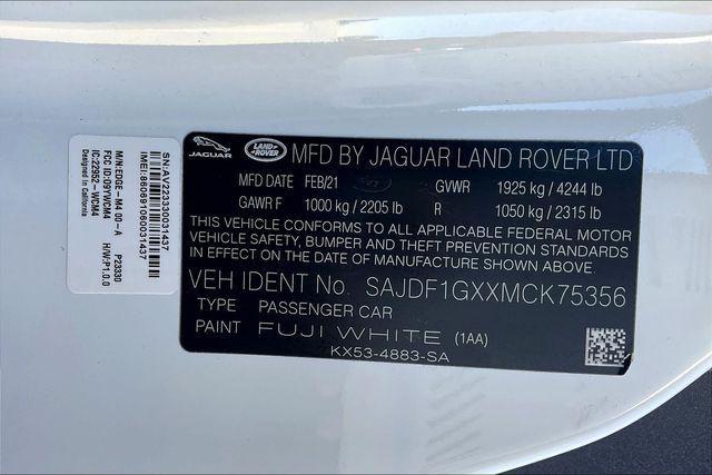 used 2021 Jaguar F-TYPE car, priced at $45,955