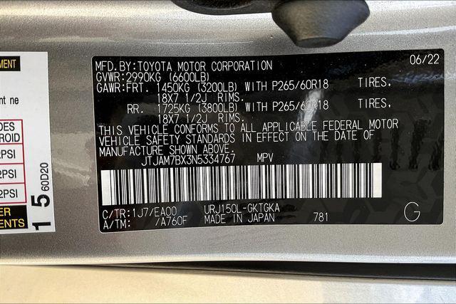 used 2022 Lexus GX 460 car, priced at $51,500