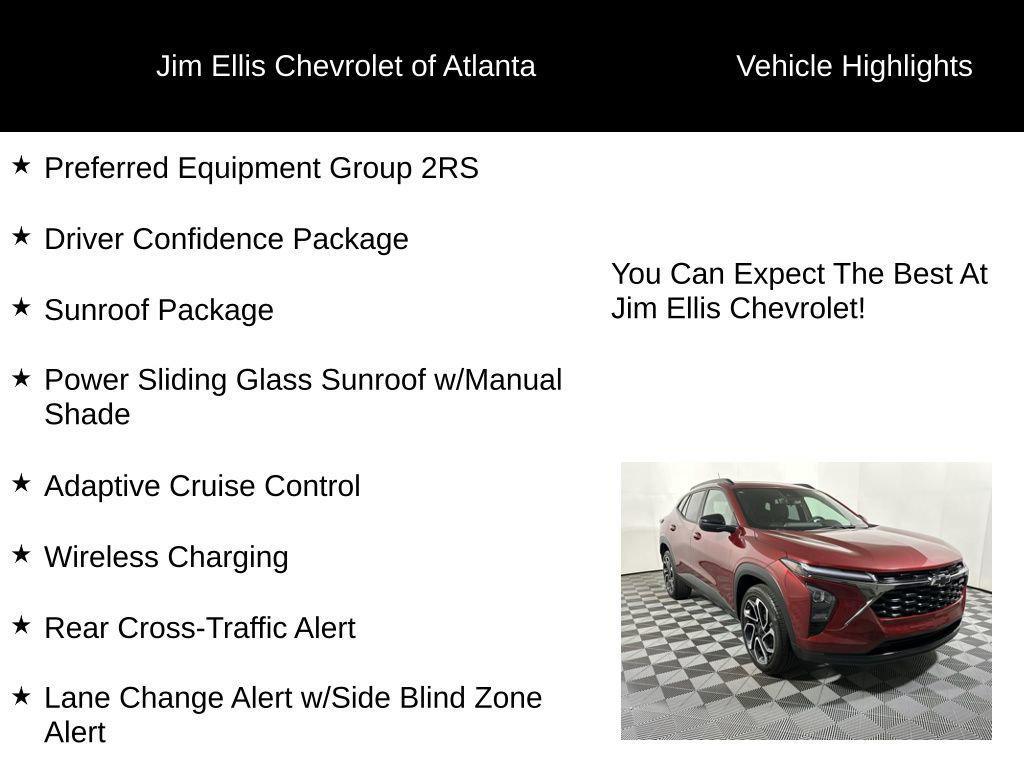 used 2024 Chevrolet Trax car, priced at $23,410