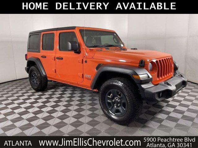 used 2018 Jeep Wrangler Unlimited car, priced at $26,498