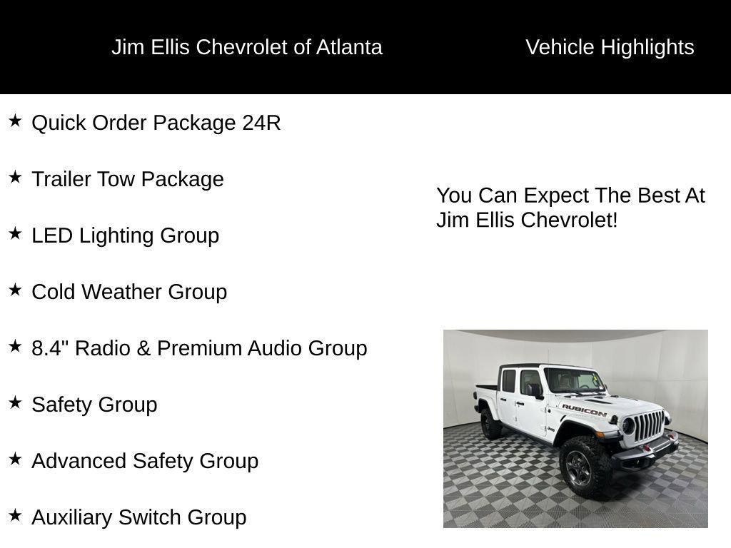 used 2020 Jeep Gladiator car, priced at $31,867