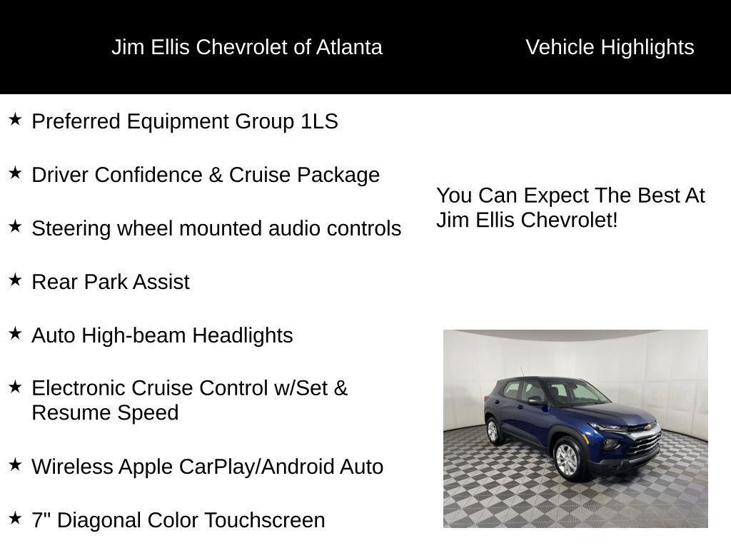 used 2023 Chevrolet TrailBlazer car, priced at $20,988