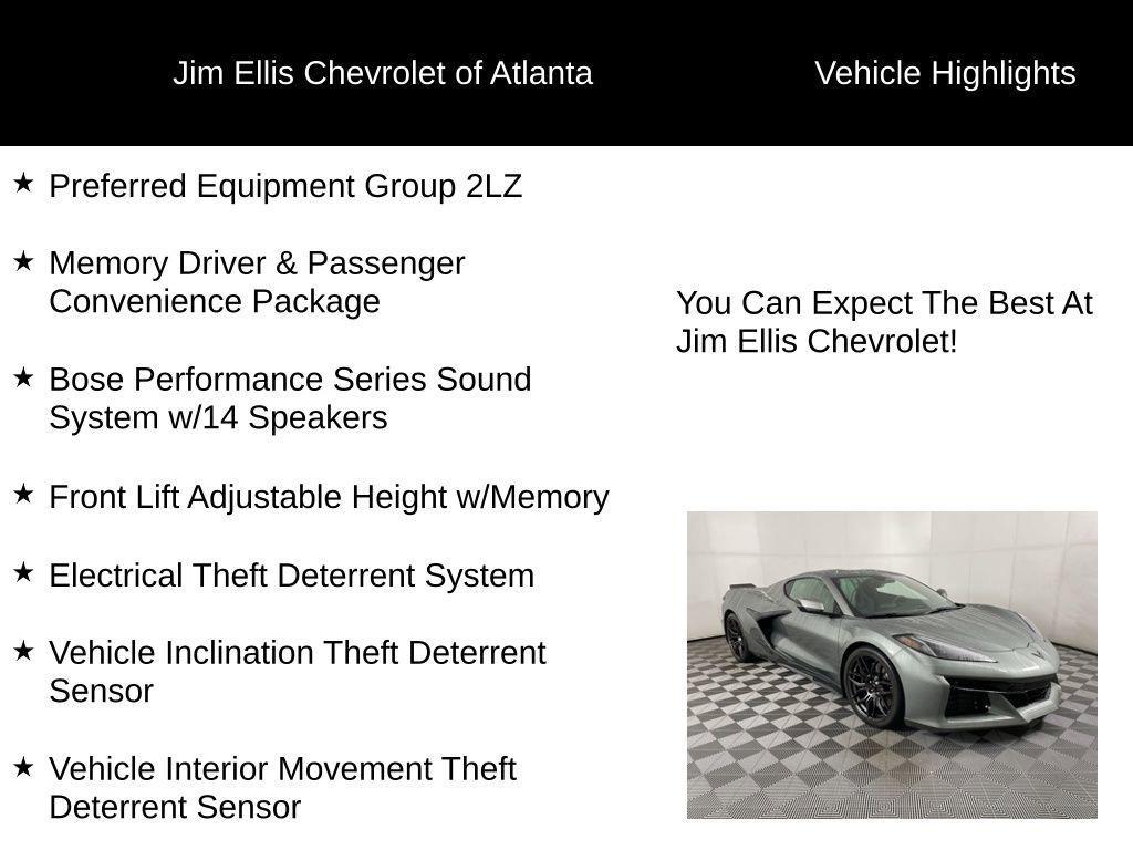 used 2024 Chevrolet Corvette car, priced at $127,280