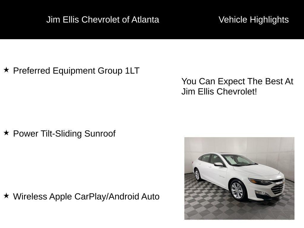 used 2024 Chevrolet Malibu car, priced at $19,600