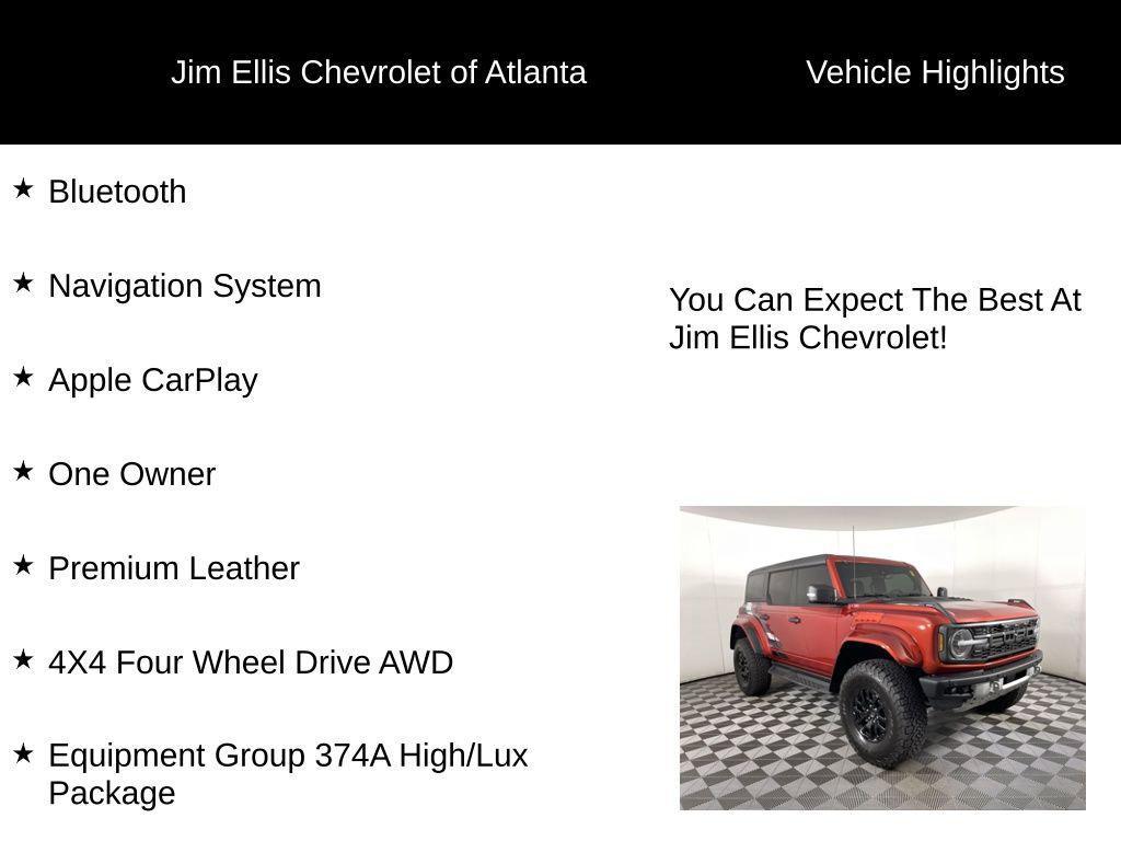 used 2024 Ford Bronco car, priced at $73,500