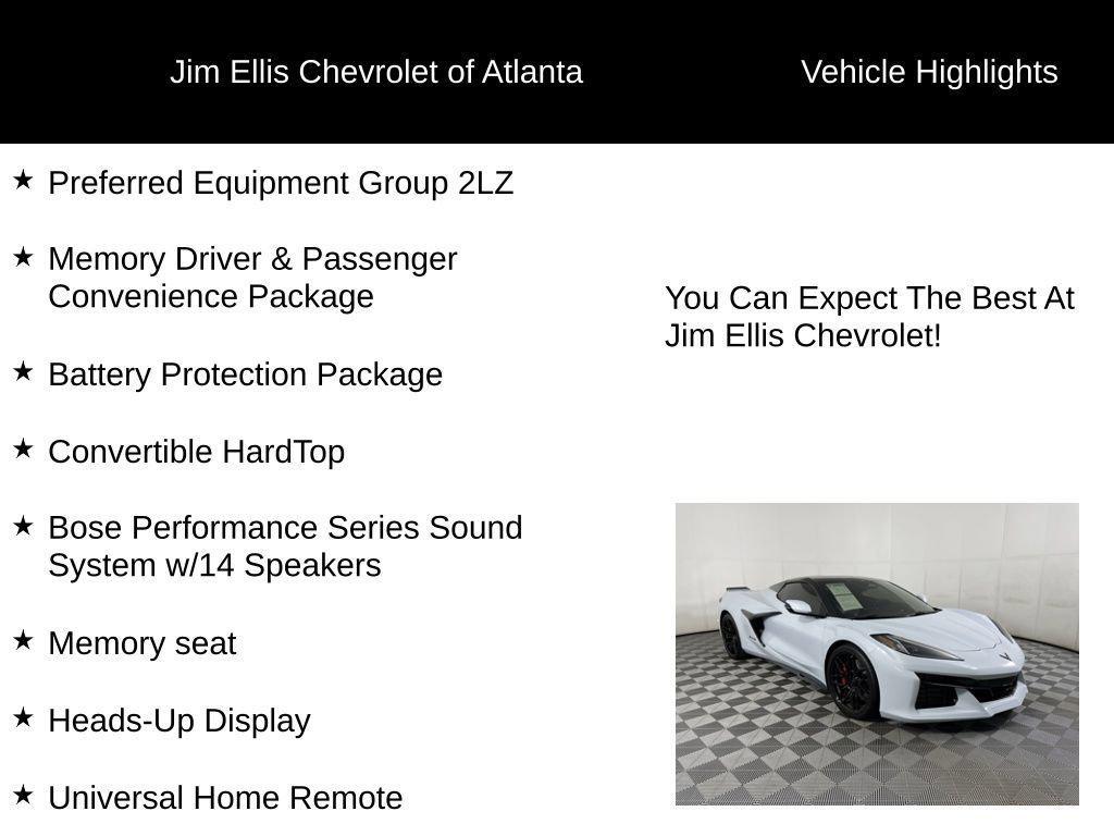 used 2024 Chevrolet Corvette car, priced at $124,500