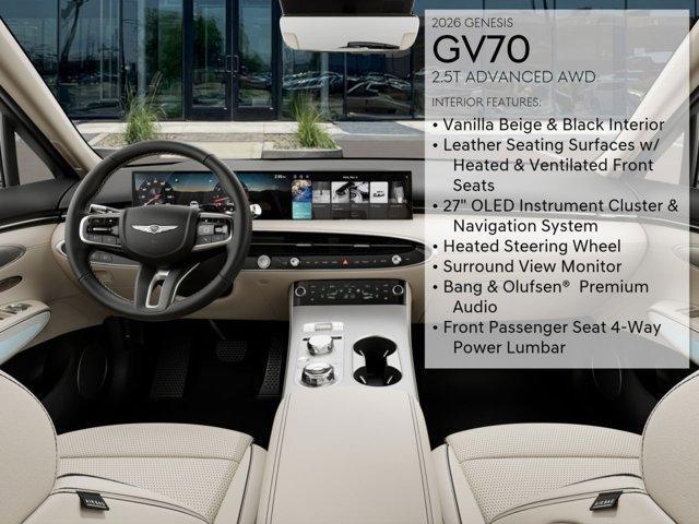 new 2026 Genesis GV70 car, priced at $59,110