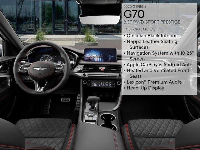 new 2025 Genesis G70 car, priced at $54,123
