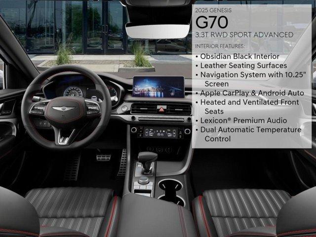 new 2025 Genesis G70 car, priced at $49,789