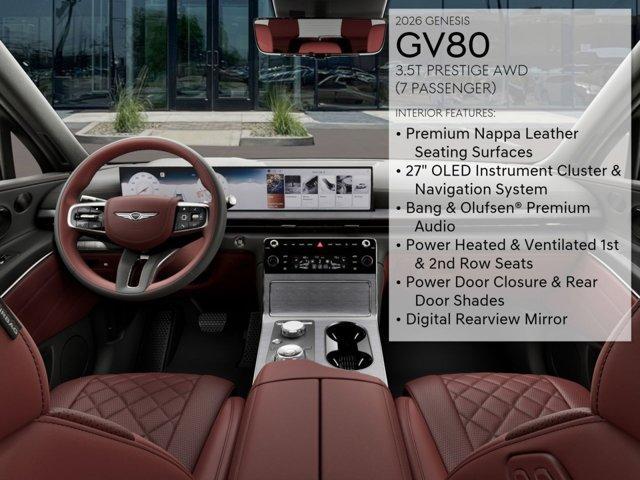 new 2026 Genesis GV80 car, priced at $84,675