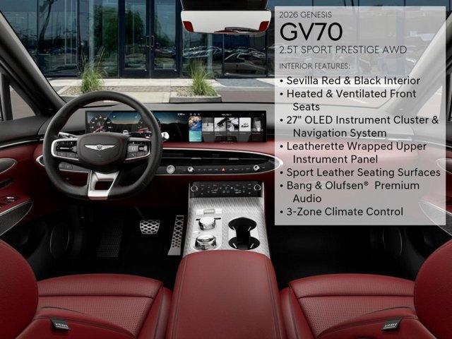 new 2026 Genesis GV70 car, priced at $60,620