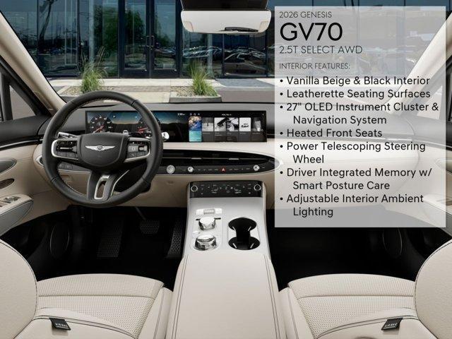 new 2026 Genesis GV70 car, priced at $54,760