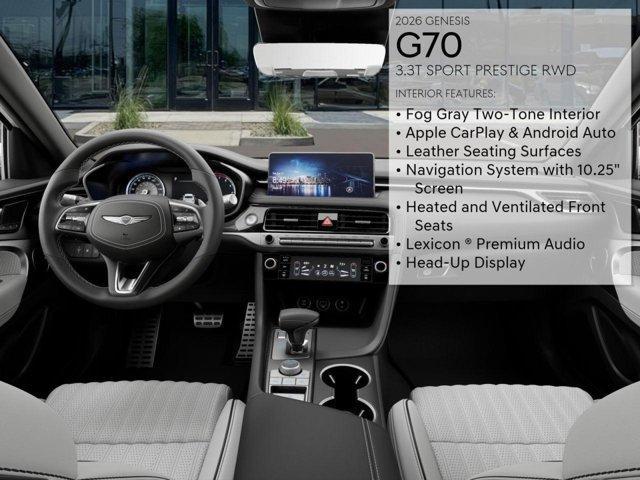 new 2026 Genesis G70 car, priced at $55,455