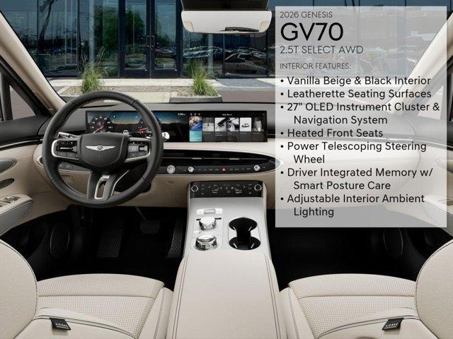 new 2026 Genesis GV70 car, priced at $53,375