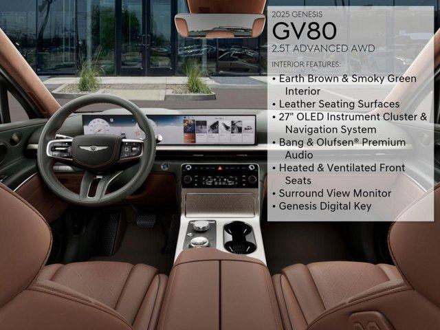 new 2025 Genesis GV80 car, priced at $70,053