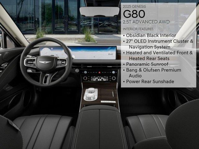 new 2025 Genesis G80 car, priced at $65,193