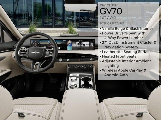 new 2026 Genesis GV70 car, priced at $51,820