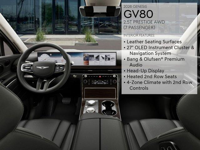 new 2026 Genesis GV80 car, priced at $76,060