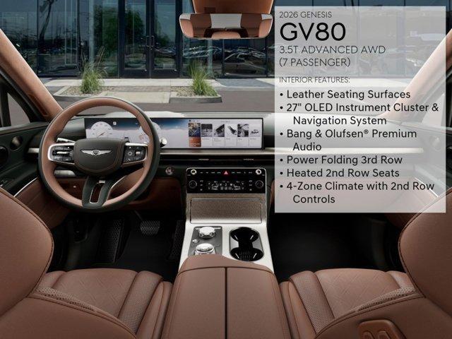 new 2026 Genesis GV80 car, priced at $78,245