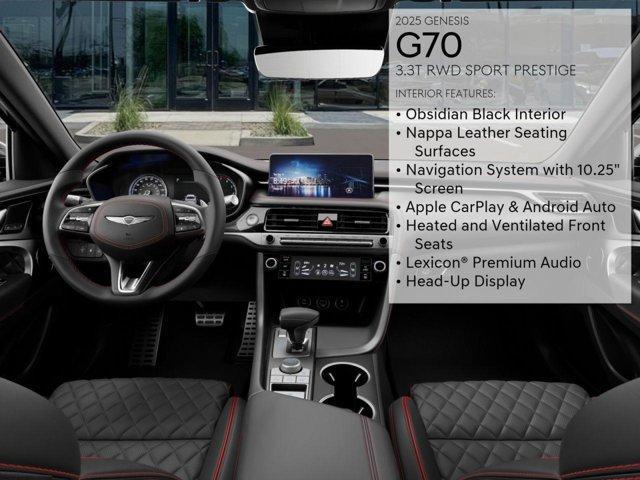 new 2025 Genesis G70 car, priced at $54,041