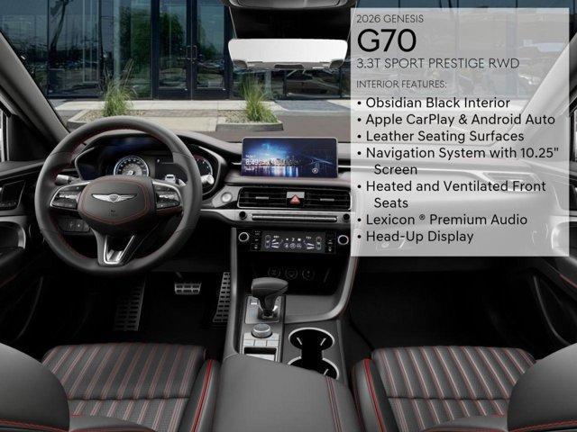 new 2026 Genesis G70 car, priced at $55,455