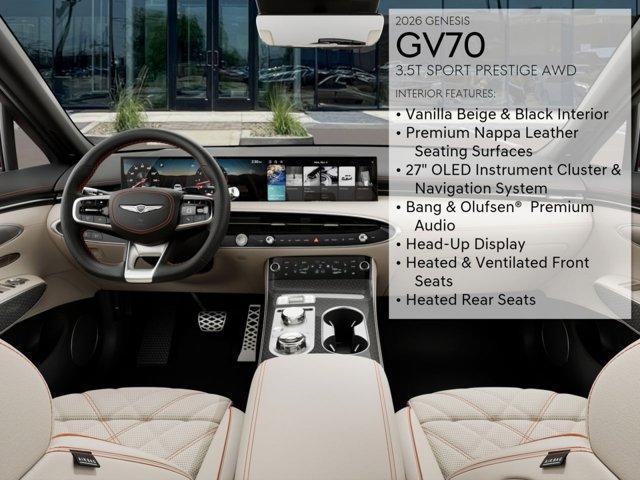 new 2026 Genesis GV70 car, priced at $74,035