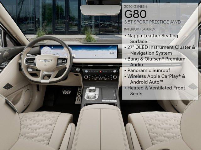 new 2026 Genesis G80 car, priced at $80,365