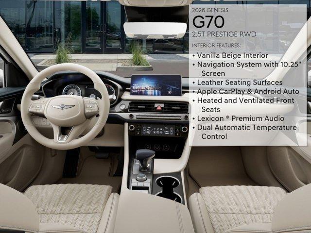new 2026 Genesis G70 car, priced at $50,990