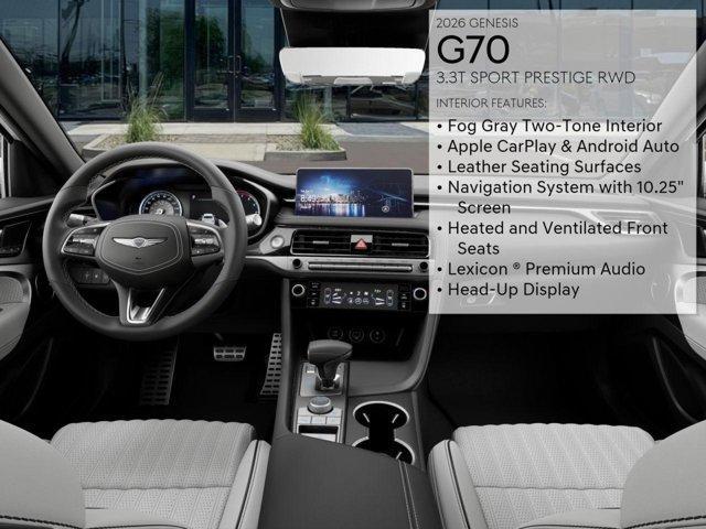new 2026 Genesis G70 car, priced at $54,805