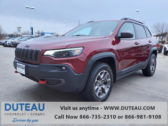 used 2021 Jeep Cherokee car, priced at $22,900