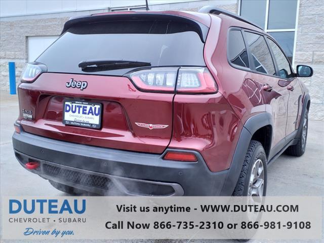 used 2021 Jeep Cherokee car, priced at $22,900