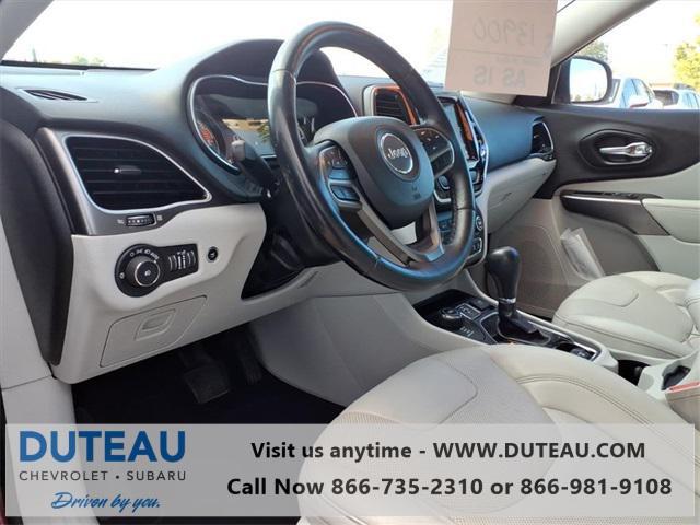 used 2019 Jeep Cherokee car, priced at $13,900