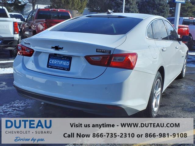 used 2021 Chevrolet Malibu car, priced at $18,400