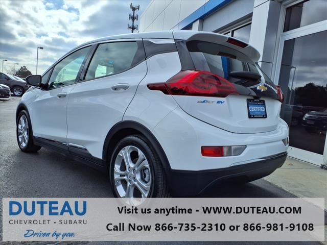 used 2021 Chevrolet Bolt EV car, priced at $17,400