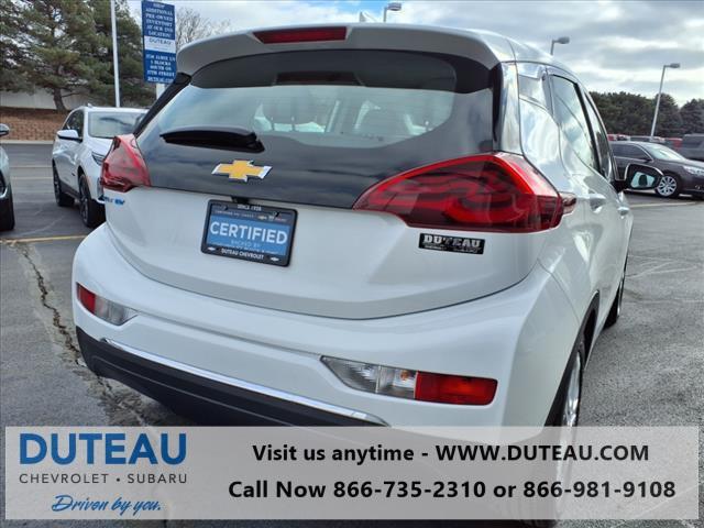 used 2021 Chevrolet Bolt EV car, priced at $17,400