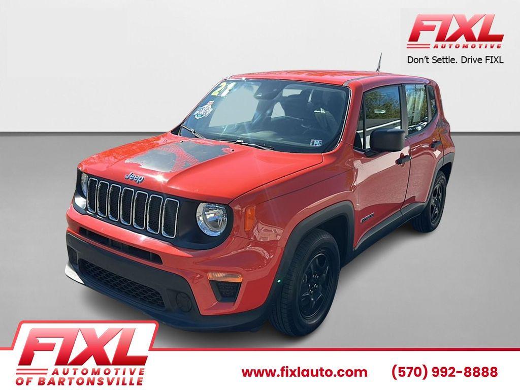 used 2021 Jeep Renegade car, priced at $16,454
