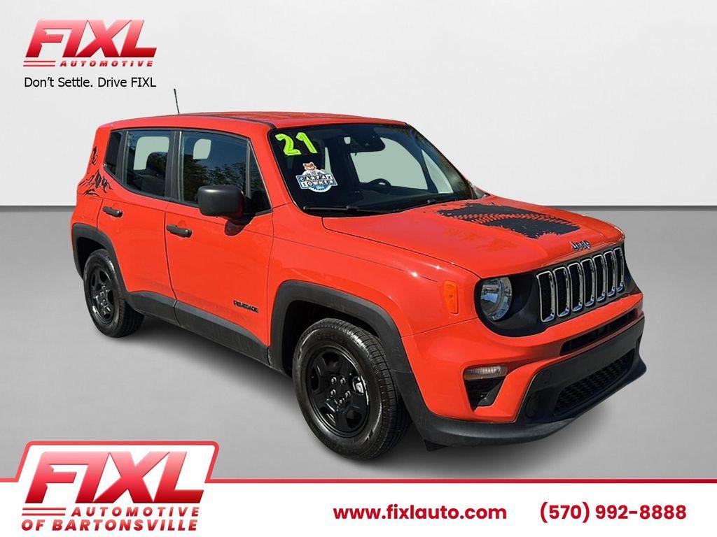 used 2021 Jeep Renegade car, priced at $16,454